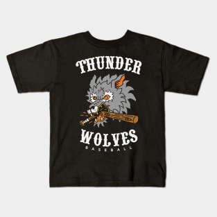 ThunderWolves Baseball Kids T-Shirt